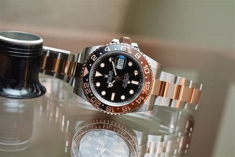 rolex root beer two tone